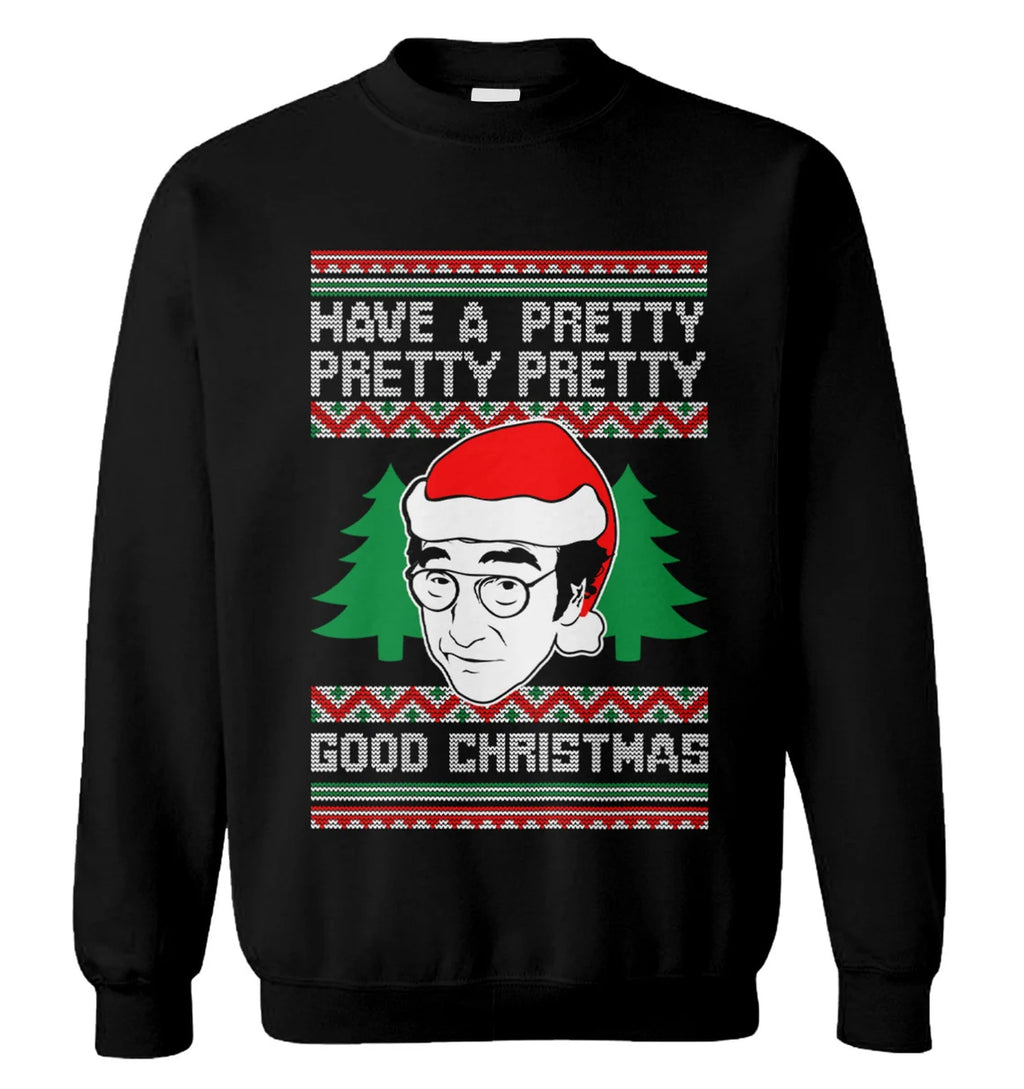 Larry David have a pretty pretty pretty good Christmas Sweater - Holiday Gift product image 3