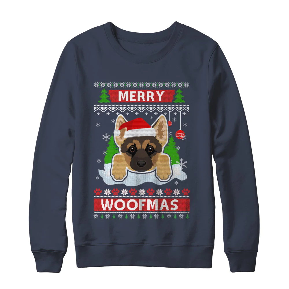Shepherd merry woofmas Christmas Sweater - Holiday Gift product image 3