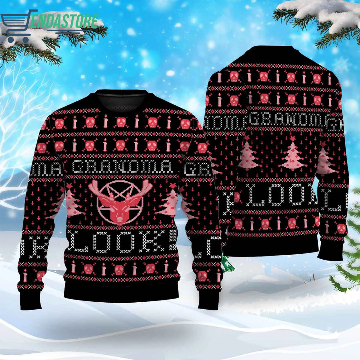 Granoma Look 3D Christmas Sweater - Holiday Gift product image