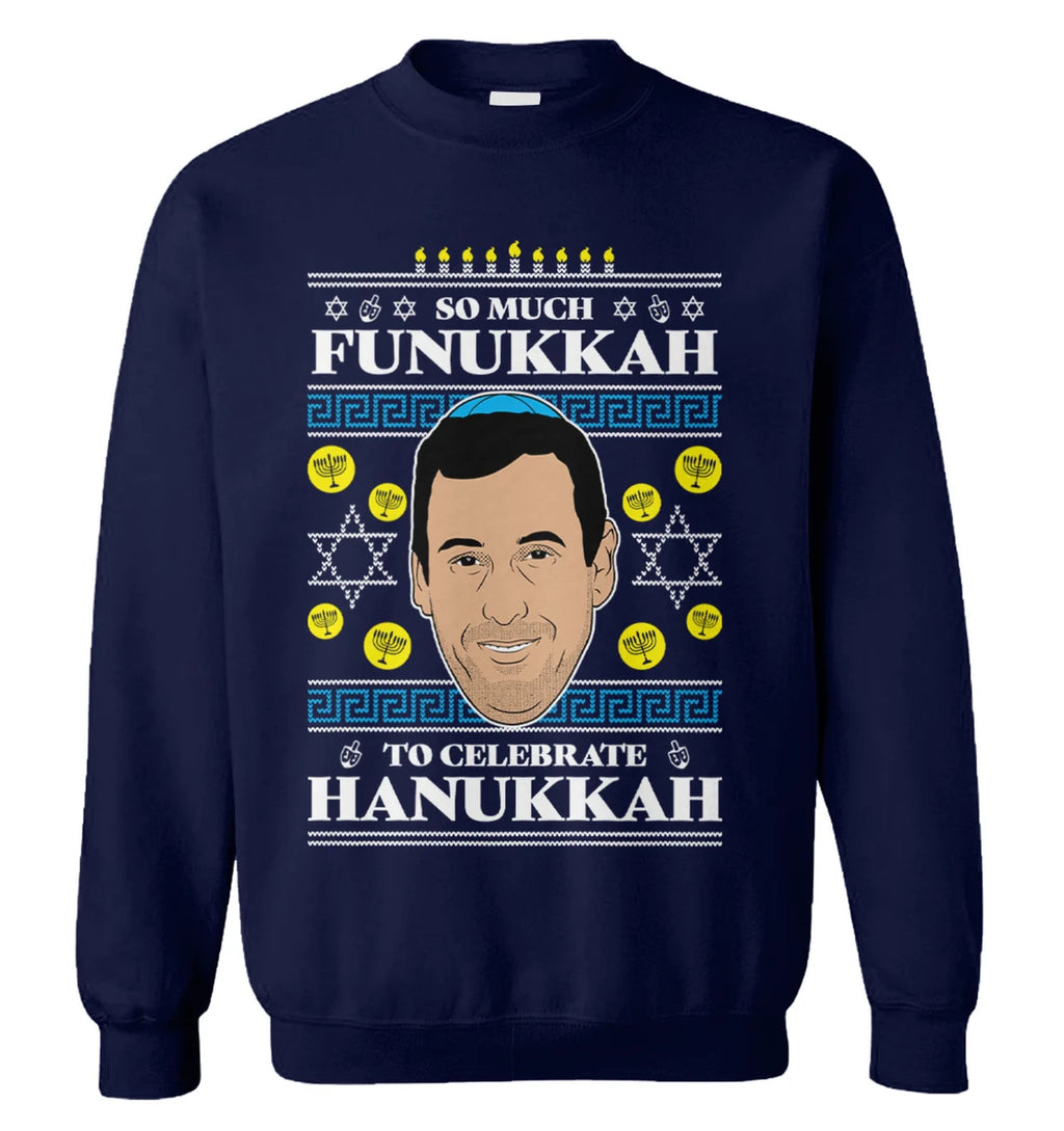 So much funukkah to celebrate hanukkah Christmas Sweater - Holiday Gift product image 3