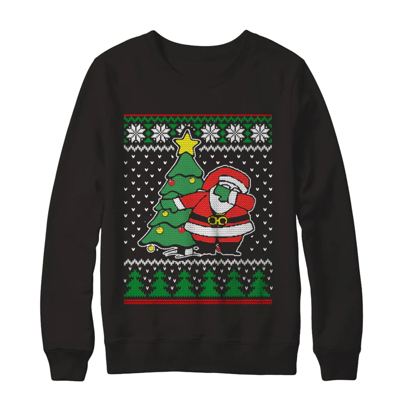 Dabbing santa Ugly Christmas Sweater - Holiday Gift product image 3