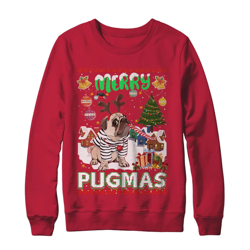 Pug merry pugmas Christmas Sweater - Holiday Gift product image 3