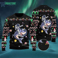 Astronauts ride a shark 3D Ugly Christmas Sweater - Holiday Gift product image