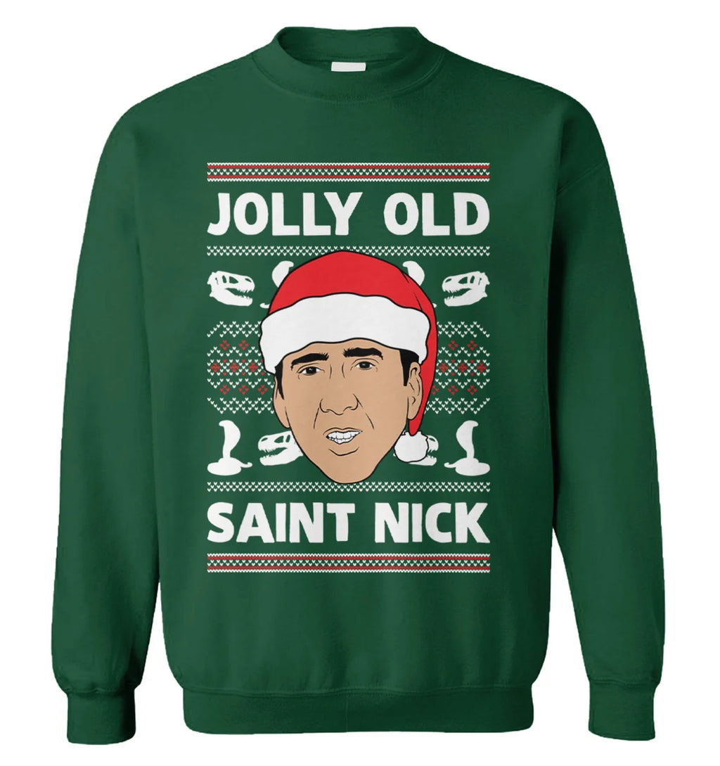 Jolly old saint Nick Christmas Sweater - Holiday Gift product image 3