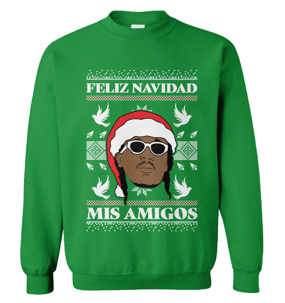 Feliz Navidad mis amigos Christmas Sweater - Holiday Gift product image 3