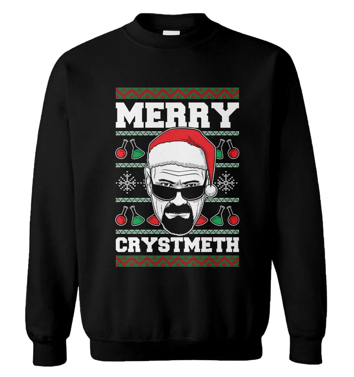 Walter White merry crystmeth Christmas Sweater - Holiday Gift product image 3
