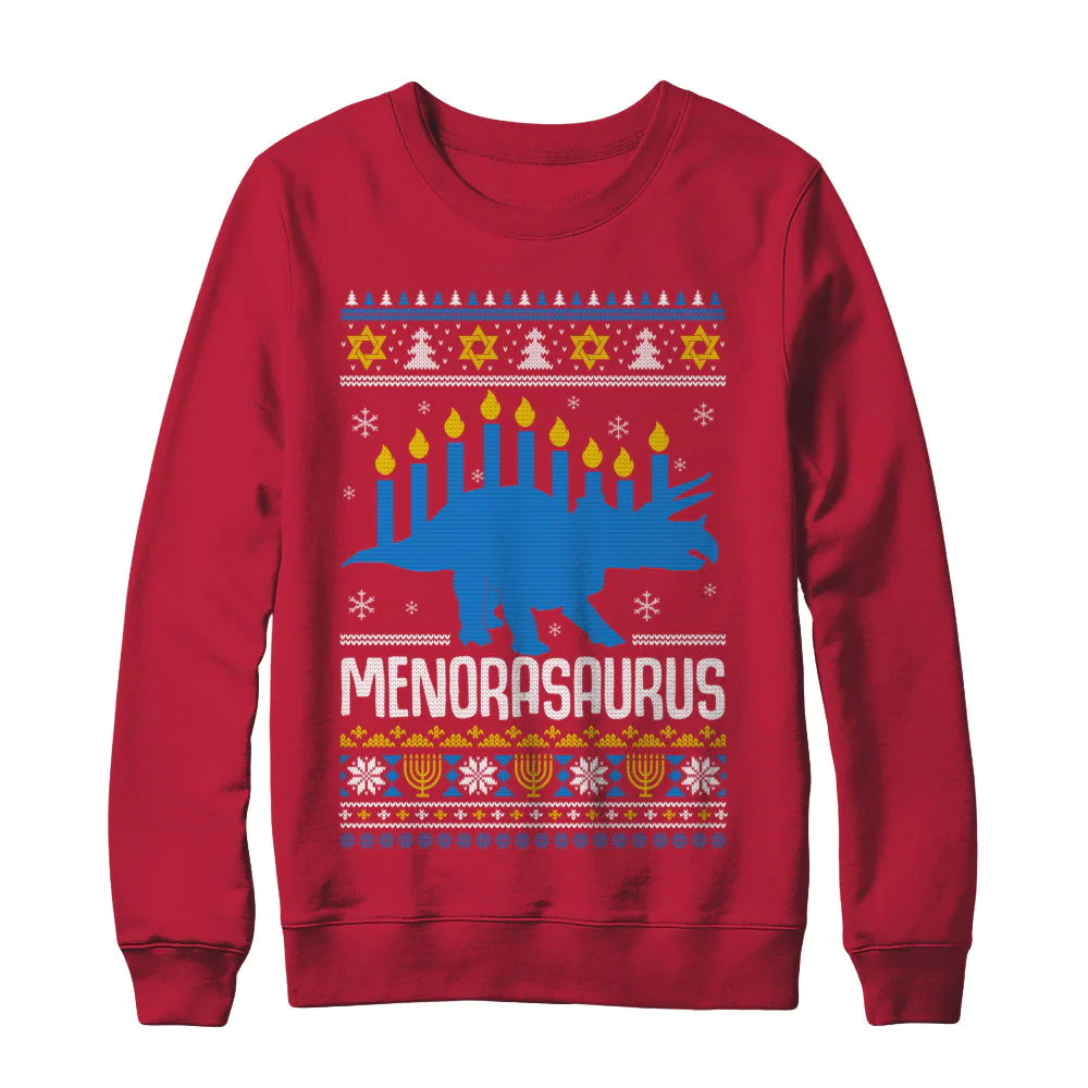 Dinosaur menorasaurus Christmas Sweater - Holiday Gift product image 3