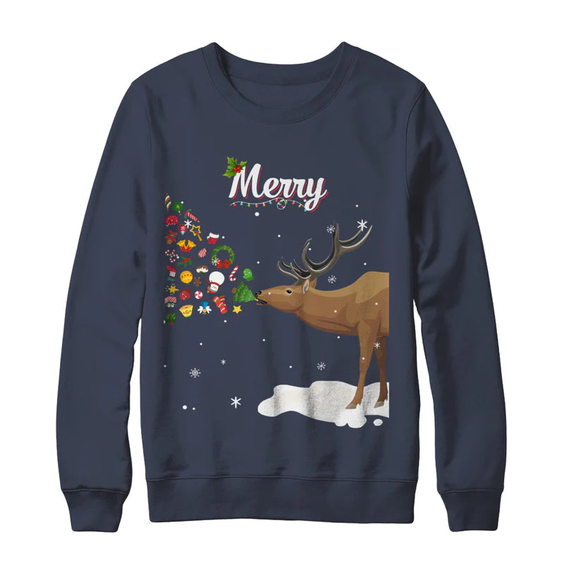 Reindeer merry Christmas Sweater - Holiday Gift product image 3