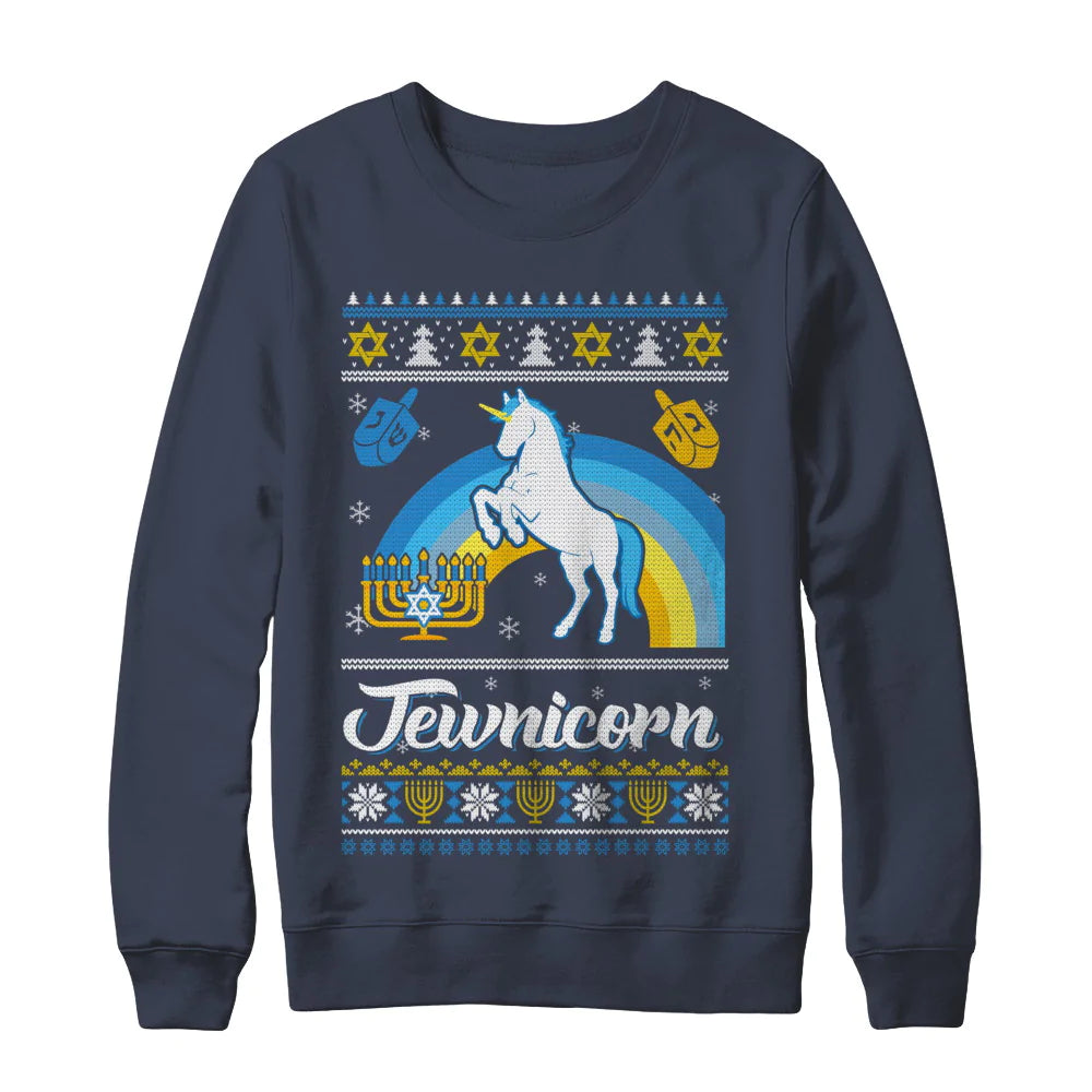 Jewnicorn unicorn Christmas Sweater - Holiday Gift product image 3