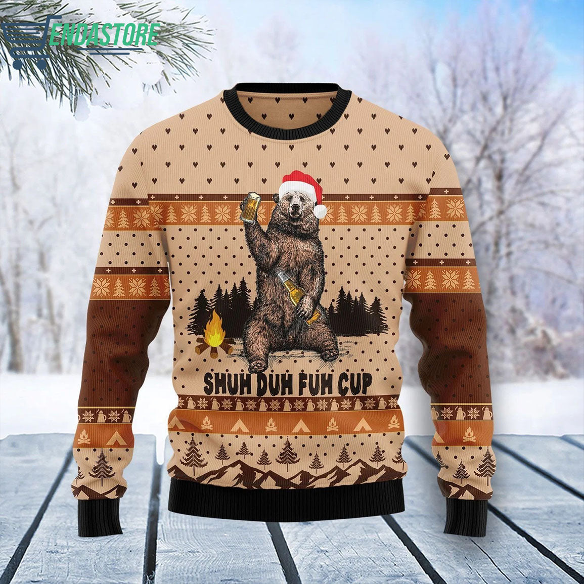 Robot Santa Merry 3D Ugly Christmas Sweater - Holiday Gift product image 5