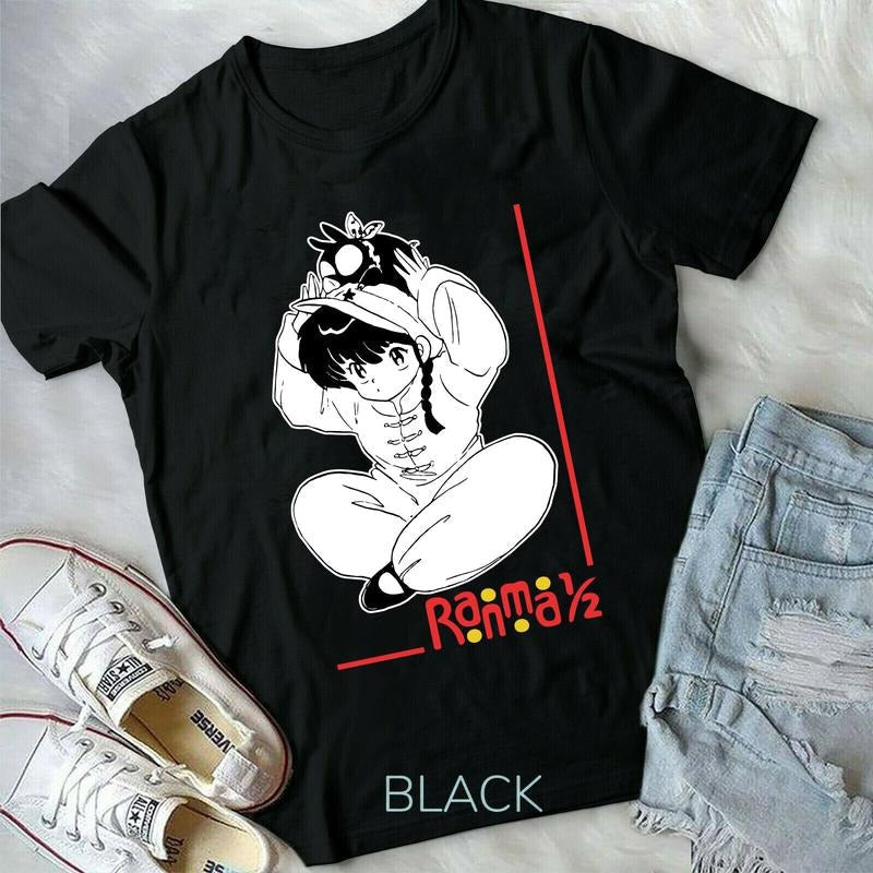 Ranma 1 2 Nibun No Ichi Japanese Anime Illustration - Adult & Kids T-Shirts, Sweatshirts & Hoodies apparel design preview 1