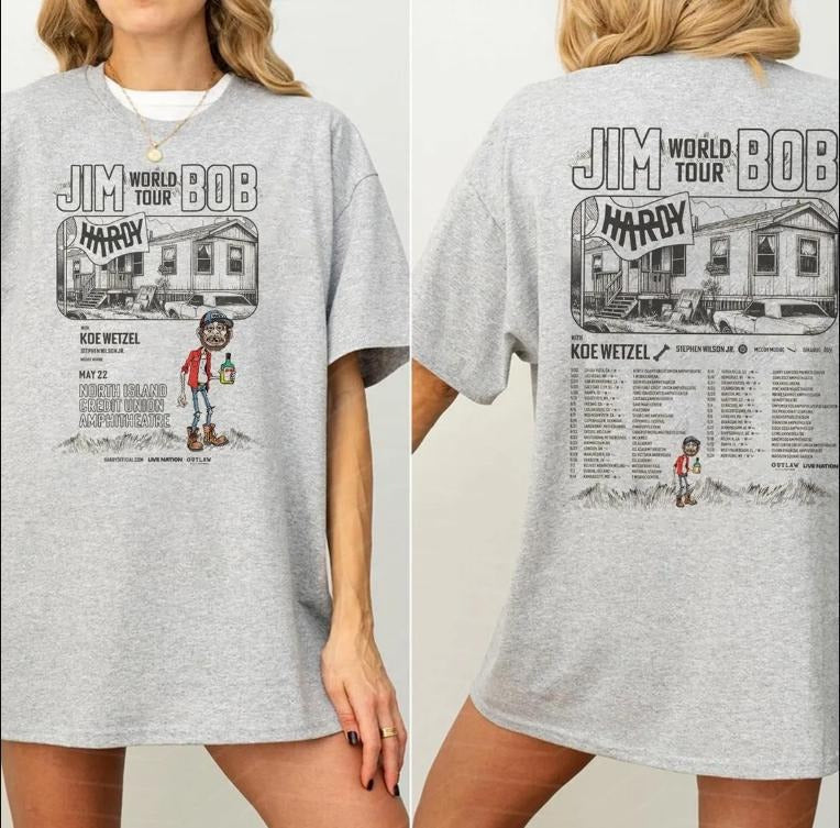 2 Side JIM Hardy Koe 2025 Fans - Adult & Kids T-Shirts, Sweatshirts & Hoodies apparel design preview 1
