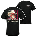 2 Side Western Trump Cowboy You Missed Flag Back Her - Adult & Kids T-Shirts, Sweatshirts & Hoodies apparel design preview 1