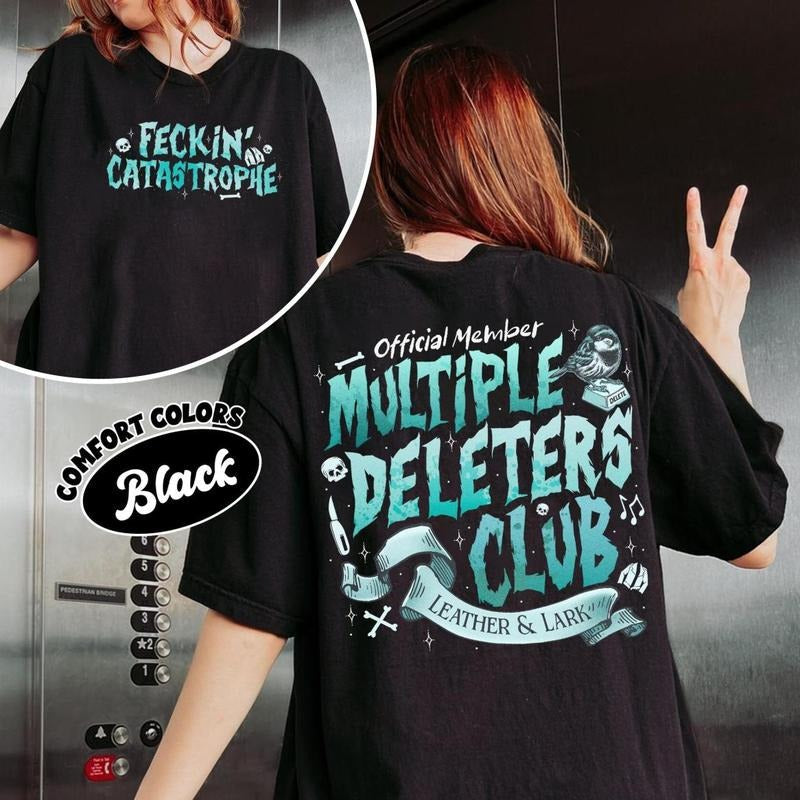 2 Side Multiple Deleters Club Comfort Colors Feckin - Adult & Kids T-Shirts, Sweatshirts & Hoodies apparel design preview 1