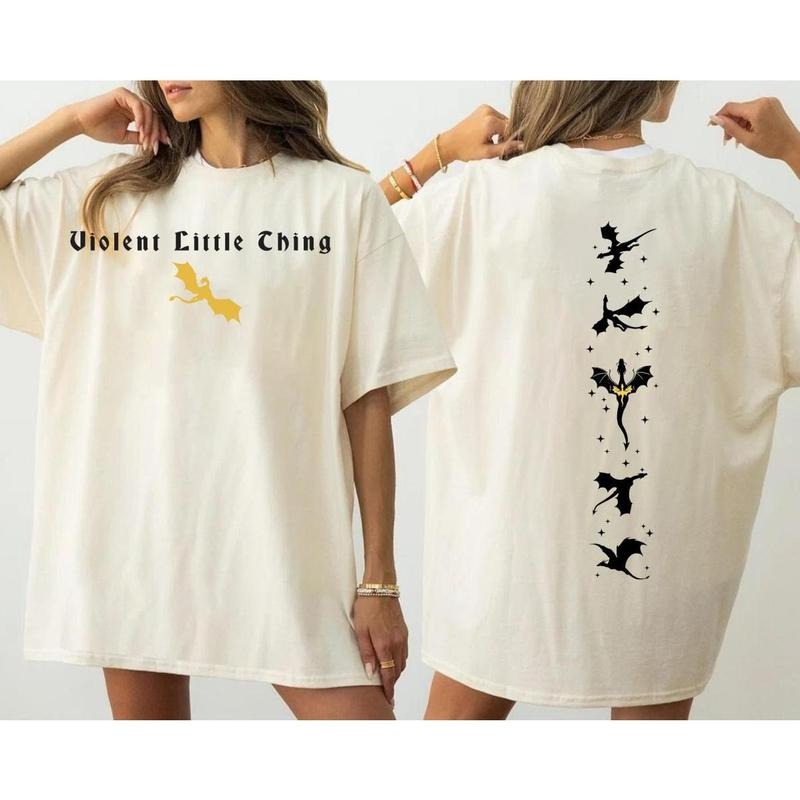 2 Sided Basgiath War College Dragon Rider Fourth Wing - Adult & Kids T-Shirts, Sweatshirts & Hoodies apparel design preview 1