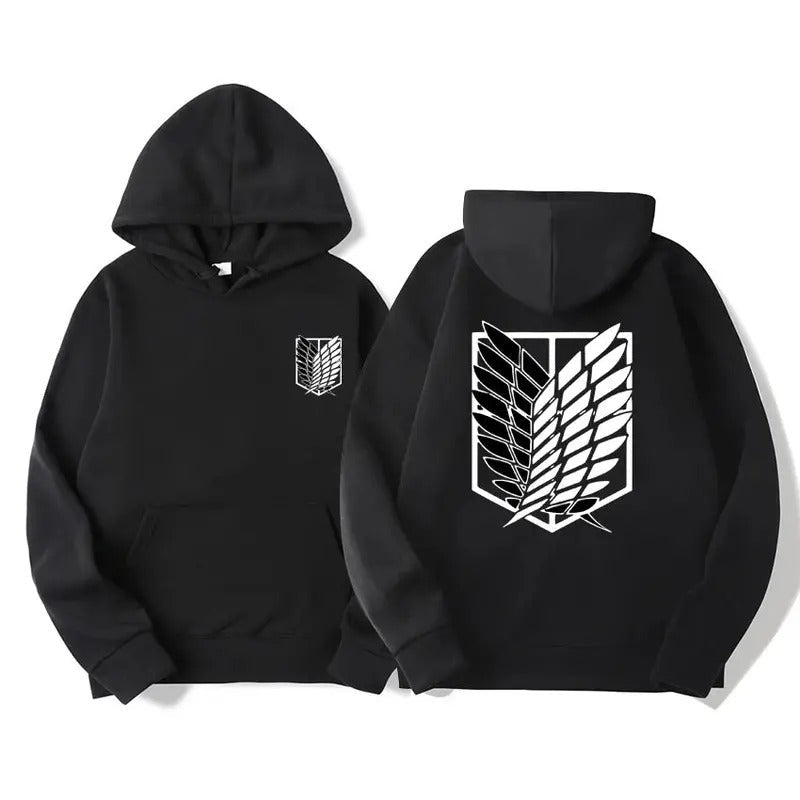 2 Sides Attack Titan Fan Her Him - Adult & Kids T-Shirts, Sweatshirts & Hoodies apparel design preview 1