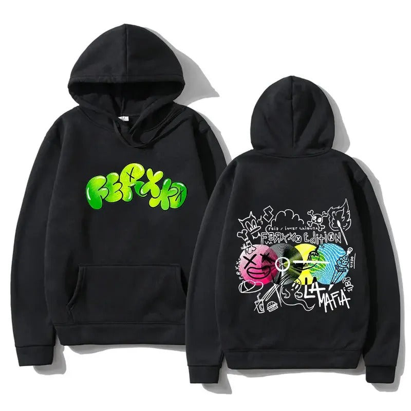 2 Sides Feid Ferxxo Fan Her Him - Adult & Kids T-Shirts, Sweatshirts & Hoodies apparel design preview 1