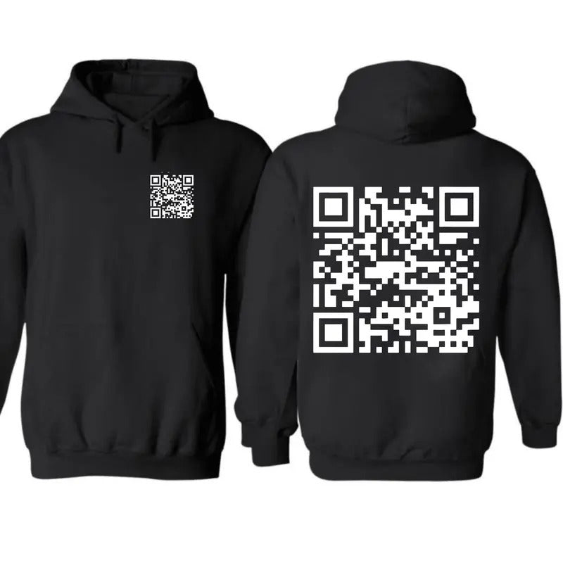 2 Sides Funny FU QR Code Her Him Classic Fabric Top - Adult & Kids T-Shirts, Sweatshirts & Hoodies apparel design preview 1