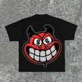 2 Sides Devil Who Doesn'T Work Cotton S 4XL Multiple - Adult & Kids T-Shirts, Sweatshirts & Hoodies apparel design preview 1