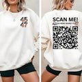 2 Sides Trump QR Code Scan Dancing YMCA Video Funny - Adult & Kids T-Shirts, Sweatshirts & Hoodies apparel design preview 1