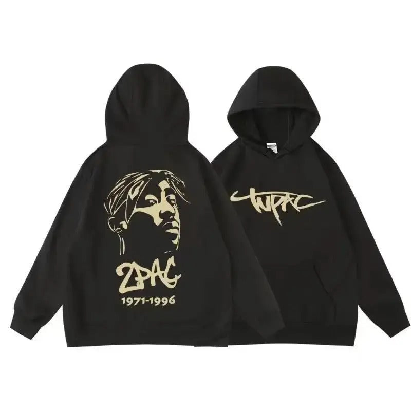 2 Sides Tupac 1971 1996 Fan Her Him - Adult & Kids T-Shirts, Sweatshirts & Hoodies apparel design preview 1