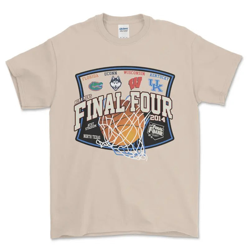 2014 NCAA Final Four Vintage Sports - Adult & Kids T-Shirts, Sweatshirts & Hoodies apparel design preview 1