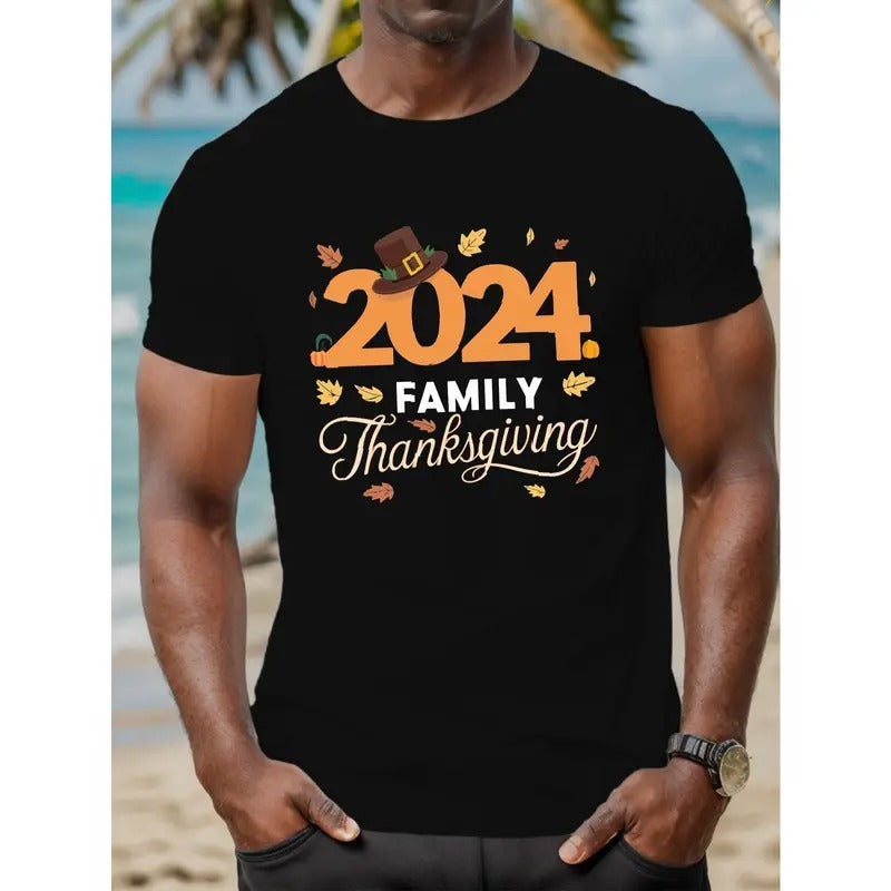 2024 Family Thanksgiving Crew Neck 100% Cotton Knit - Adult & Kids T-Shirts, Sweatshirts & Hoodies apparel design preview 1