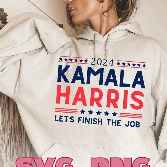 2024 Kamala Harris Let'S Finish President Madam Rally - Adult & Kids T-Shirts, Sweatshirts & Hoodies apparel design preview 1