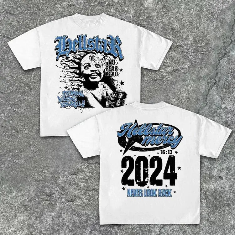 2024 Kindness Flame Character Vintage Pattern S 4XL - Adult & Kids T-Shirts, Sweatshirts & Hoodies apparel design preview 1