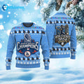 LA Dodgers World Series Champions Ugly Christmas Sweater - Holiday Gift product image