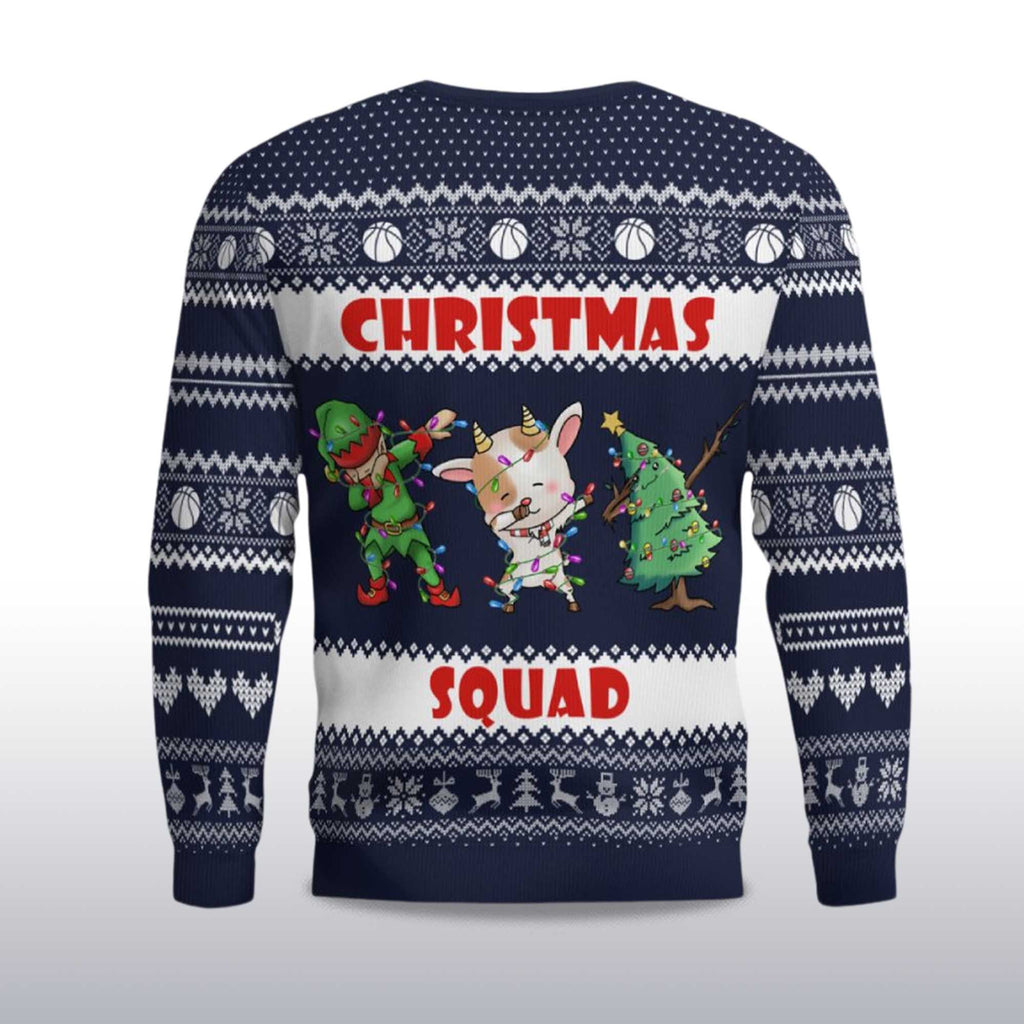 Basketball Christmas Squad Ugly Christmas Sweater - Holiday Gift product image 4