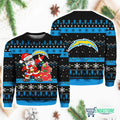 Chargers Santa Claus 3D Ugly Christmas Sweater - Holiday Gift product image