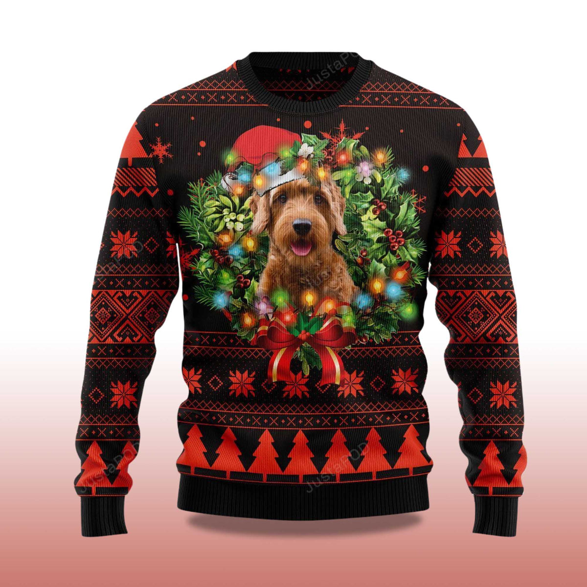 Cute Goldendoodle Dog Ugly Christmas Sweater - Holiday Gift product image 4