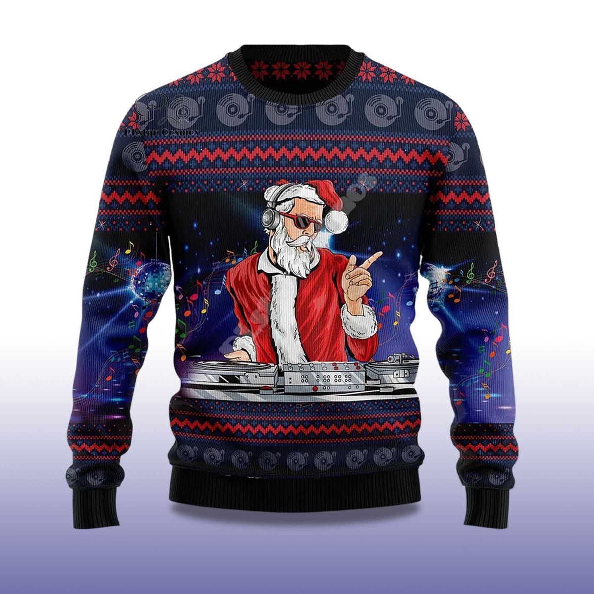 DJ Claus Ugly Chrismas Ugly Christmas Sweater - Gift Idea product image 4