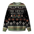 Free Societies Read Freely Ugly Christmas Sweater - Holiday Gift product image