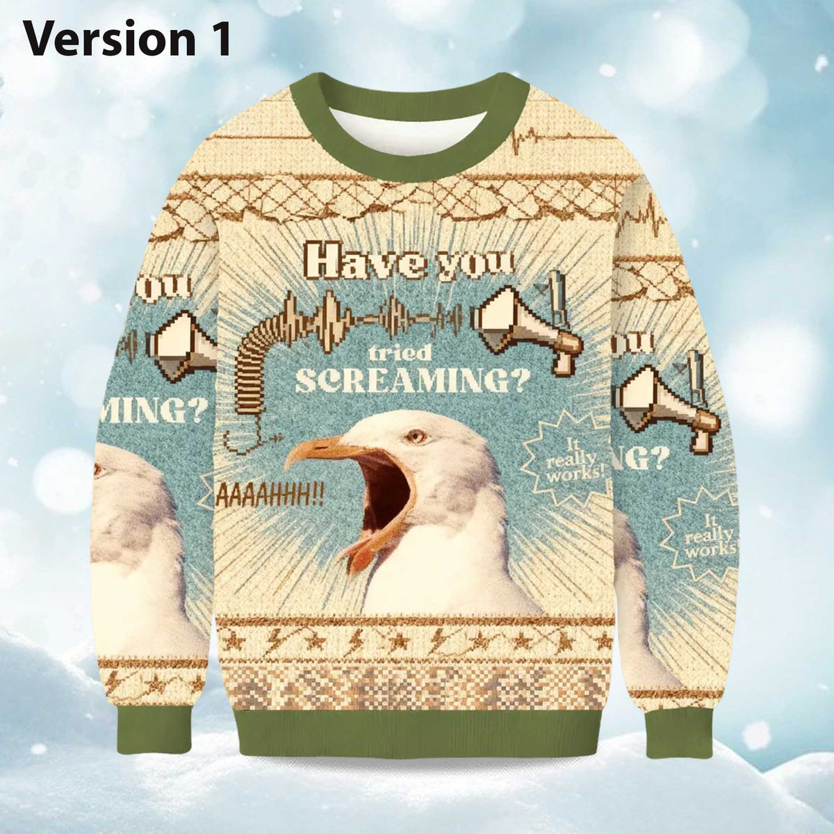 Have You Tried Screaming Ugly Christmas Sweater - Holiday Gift product image