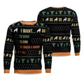 I Want To Serve To Dink To Smash A Winner It All Ugly Christmas Sweater - Holiday Gift product image