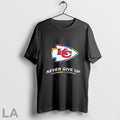 2025 Kansas City Chiefs Never Give Up Fight Cancer In - Adult & Kids T-Shirts, Sweatshirts & Hoodies apparel design preview 1