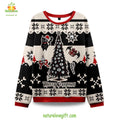 Creepmas Merry Holiday Horror Ugly Christmas Sweater - Holiday Gift product image
