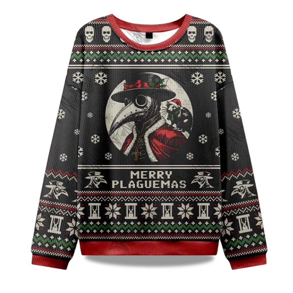 Merry Plaguemas Ugly Christmas Sweater - Holiday Gift product image