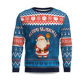 Merry Swishmas Basketball With Santa Ugly Christmas Sweater - Holiday Gift product image