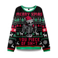 Merry Xmas You Piece Of Sht Ugly Christmas Sweater - Holiday Gift product image