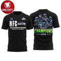 2025 NFC Champions Seahawks Two Sided - Adult & Kids T-Shirts, Sweatshirts & Hoodies apparel design preview 1