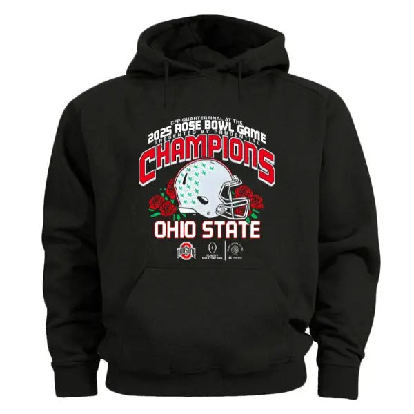 2025 Rose Bowl Champions Ohio State College Football - Adult & Kids T-Shirts, Sweatshirts & Hoodies apparel design preview 1