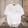2025 Short Sleeve Pure Cotton Versatile Casual Loose - Adult & Kids T-Shirts, Sweatshirts & Hoodies apparel design preview 1
