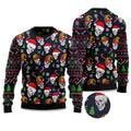 Skull Face Ugly Christmas Sweater - Holiday Gift product image