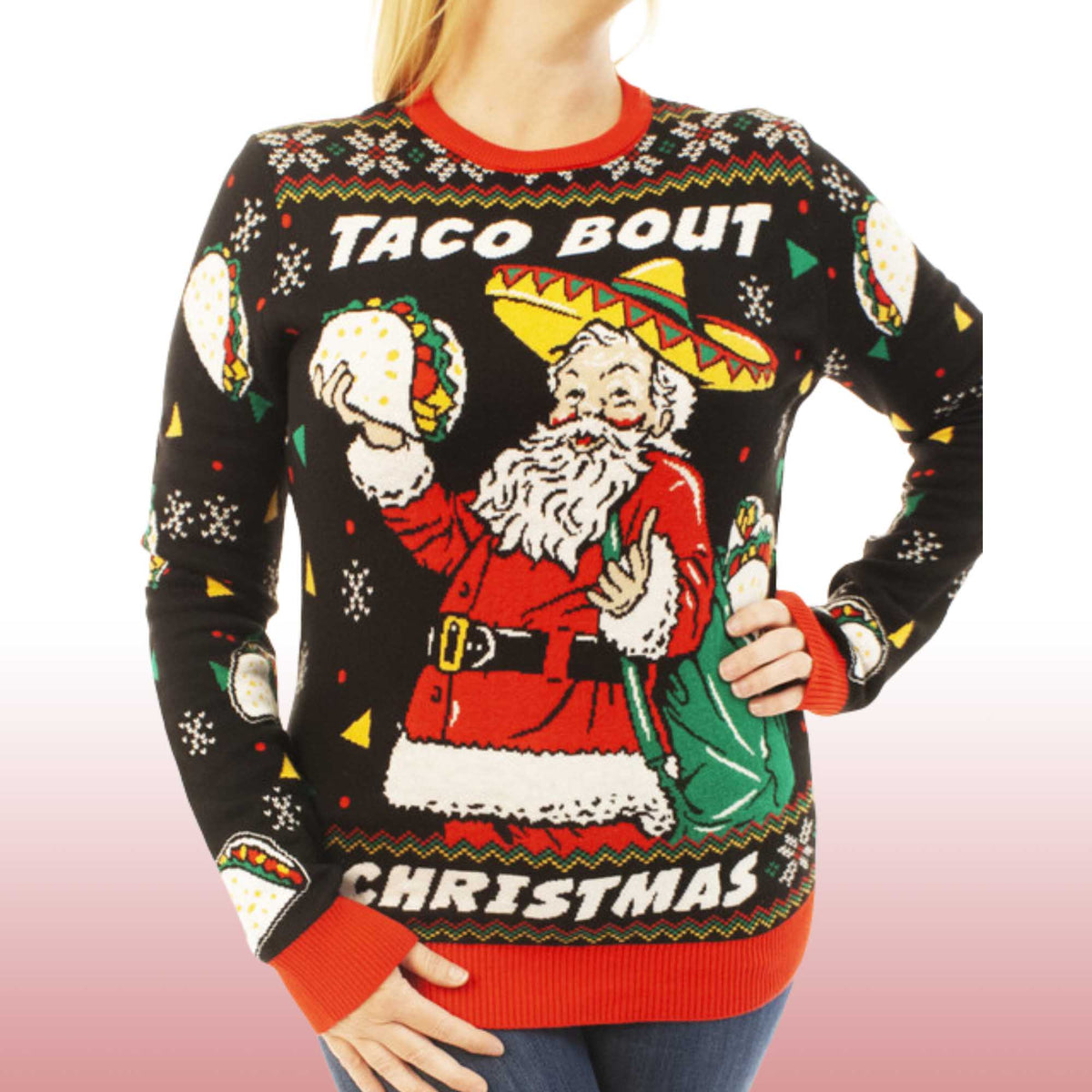Taco Bout Ugly Christmas Sweater - Holiday Gift product image 4