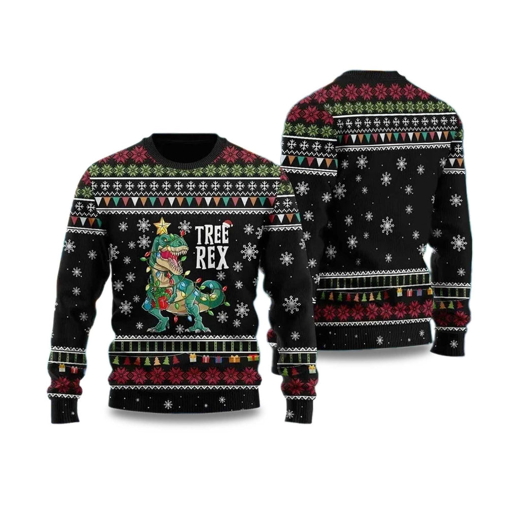 Tree Rex Ugly Christmas Sweater - Holiday Gift product image