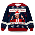Trump Maga Make Christmas Great Again Ugly Christmas Sweater - Holiday Gift product image
