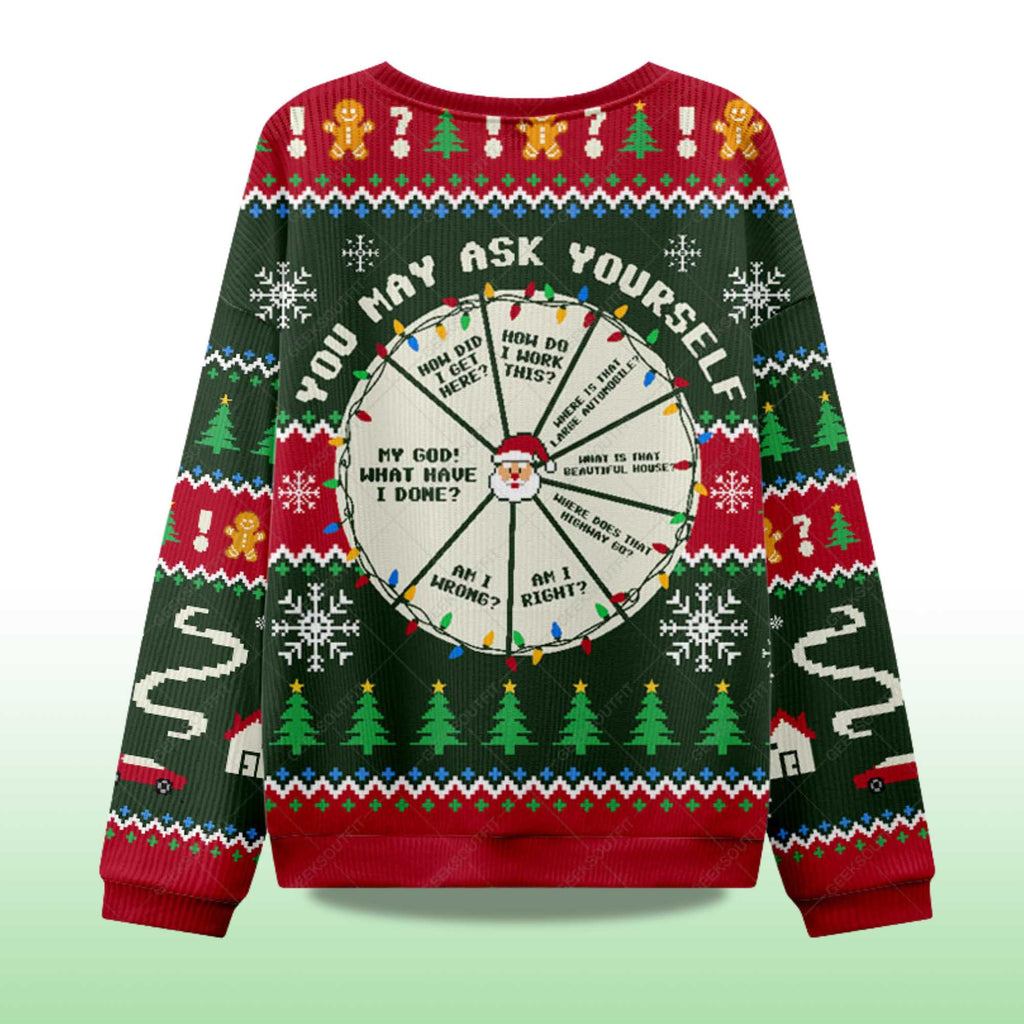 You May Ask Yourself Ugly Christmas Sweater - Holiday Gift product image 4